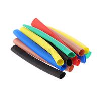 12x Heat Shrink Tube Sleeve For 5 6 7 8 USB Data Charger Cable Fix Assorted Heat Shrink Tubing Insulation Cable Tidy Management Sleeve Wrap Wire Hider Envel Cover Power USB Cord Clip Holder Protector