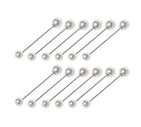 12x Hijab Scarf Pin Brooch Pearl Clip Hijab Pearl Clips For Women Scarf Pins Headscarf Decoration Appa Hat