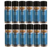 12x Hycote Gloss Black Spray Paint 400ml