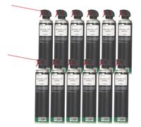 12x KOKA Air Duster 6 Bar Compressed Air Cleaner Spray + Nozzle Clear