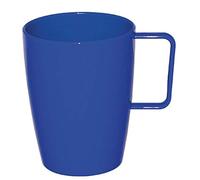 12X Kristallon Handled Beakers 284ml Blue Mug Cup Dishwasher Safe
