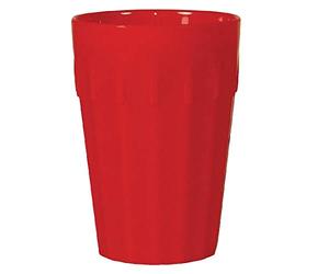12X Kristallon Tumblers Red 142ml Drinking Restaurant