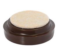 12x Large Anti Scratch Felt Castor Cups - Carpet/Wooden/Tile/Vinyl Floor Protectors