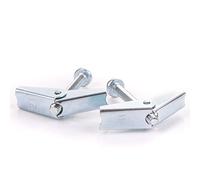 12x Large M6 x 50mm Spring Toggle & Screw Hollow Plasterboard Cavity Wall Fixings