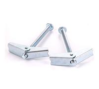 12x Large M6 x 75mm Spring Toggle & Screw Hollow Plasterboard Cavity Wall Fixings