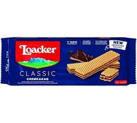 12x Loacker Wafer Cremkakao Biscuits Cookies Snack Waffles Blend of Cocoa and Chocolate 175g