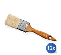 12X Maurer Triple Paint Roller Handle Wood Mm 30