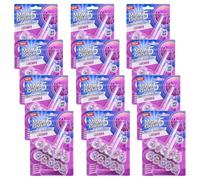 12x Max Flush 5 Lavender Toilet Rim Block Cleaner (Twin Pack)