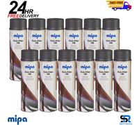12x MIPA Etch-Filler HB Dark Grey Aerosol Spray - 500ML SR