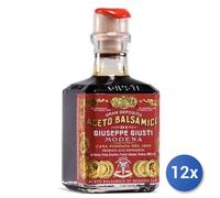 12X Multipack Giusti Balsamic Vinegar 3 Med Cubic Ml 250