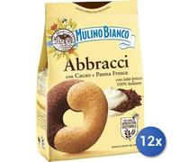 12X Multipack Mulino Bianco Abbracci Cookies 350G