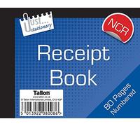 12x NCR Half Size Receipt Books - 80 Pages Per Book - Job Lot
