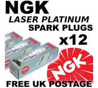 12x NGK Laser Platinum SPARK PLUGS SPARKPLUGS BMW 750 5.4 lt E38 95> No. 3199