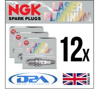 12x NGK PTR6D-13 Laser Platinum Spark Plugs For ASTON MARTIN DB9 5.9 09/03>04/13