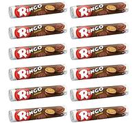 12x Pavesi Ringo Italian Cacao & Vanilla Cream Biscuits Cookies 165g Snack!