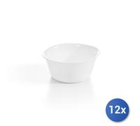 12x Ramequin Round Plates Smart Cuisine 11cm White ARC