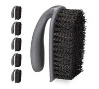 12x Scrub Brush Hard Bristles with Handle Bathroom Kitchen Carpets Shoe Cleaner
