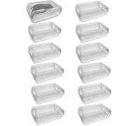 12x Shoebox Transparent Stackable 32x17x10 cm Storage Box Shoe Organizer
