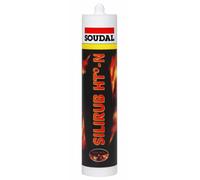 12X SOUDAL SILIRUB HT° - A, HIGH TEMPERATURE RESISTANT ACETOXY SILICONE SEALANT