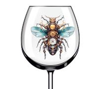 12x Steampunk Bee Tumbler Wine Glass Bottle Nursery Car Vinyl Sticker Decal m965