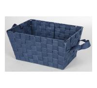 12x Storage Basket 30x21x15cm Plastic Handle Baskets House Box Boxes Bags