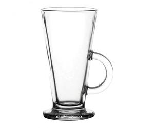12x Toughened Columbia Latte Glass 10oz/28 offee, Hot Chocolate, Cafe