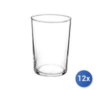 12X Transparent Glass Bodega Maxi Glasses Cl50