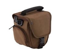 12X Trendz Case Cover Bag with Neck-Strap & Belt Loop for Cameras-Brown-12 Units