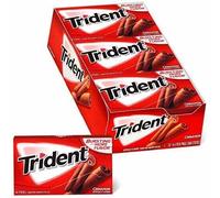 12x Trident Cinnamon Flavor Sugar Free Gum With Xylitol American Sweets