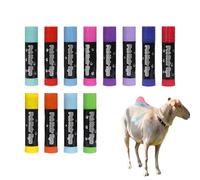 12X Washable Temporary Dog Hair Dye, Pet Grooming Chalk Painting Pens, Portable Vibrant Hair Color for Dogs, Cats, and Horses, Lasts for Days, Safe and Easy to Use