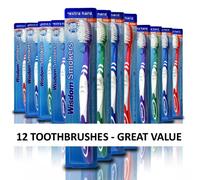 12x Wisdom Addis Smokers Toothbrushes Extra Hard Bristle Tooth Brushes