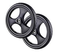 12x1.75/16x1.75 Replacement Wheelchair Rear Wheel, Pu Solid Tire for Rollators, Anti-Puncture Replacement Parts 1/2"(12mm)(12in)