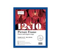12x10 Inch Blue Photo Frame Wall Mountable and Freestanding Picture Frame Standard Photograph Size, 12" X 10" (31 X 25cm)