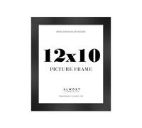 12x10 Photo Frame, Display 12x10 Pictures (30.5 x 25.4cm) Picture Frame for wall Display - Black - 1 Pack