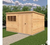 Shire Ranger 12 X 10 Feet Double Door Shed - L299 X W359 X H213.9 Cm