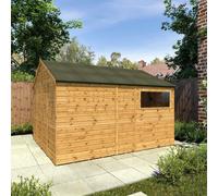 12x10 Wooden Garden Shed Workshop Shiplap Reverse Apex Storage 12ft 10ft Waltons