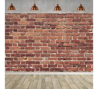 12x10FT Brick Wall Backdrop Red Brick Photography Background Baby Shower Birthday Party Wedding Graduation Home Decorations Banner Photo Booth Studio Props