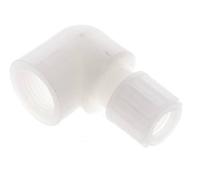 12x10mm & G1/2'' PVDF Elbow Compression Fitting with Female Threads 10 bar