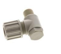 12x10mm & G1/4'' PP Elbow Compression Fitting with Male Threads with Banjo Bolt 10 bar