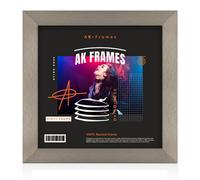 12X12" Aluminium Modern Vinyl Record Frame For 12 Inch Lp Album Covers - Elegant Wall Display - Ak Frames