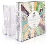 12x12 Paper Storage Organizer, Scrapbook Paper Storage Organizer, Scrapbook Storage Bin for 12" x 12" Paper- 2 Pack