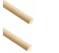 12x12 Pine Quadrant Curved Edge Timber Wood 1mm x 4 Total 4 Meters tm671