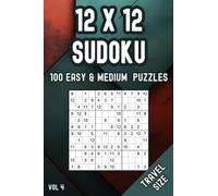 12x12 Sudoku for Travel & Vacation: Compact Easy & Medium Grids