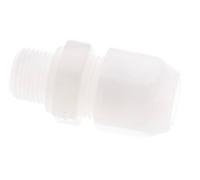 12x14mm & G3/8'' PVDF Straight Hose Fitting with Male Threads 10bar/145psi