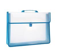 12x16.5 Portfolio A3 PP Plastic Transparent Oxford Cloth Edge Waterproof Blue 1 Pack