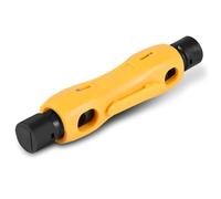 12x2.4cm / 4.7x0.9in Double Ended Coax Stripper, Coax Coaxial Cable Wire Stripper Stripping Tool Coax Stripping Wire Cutter for RG59 RG6 RG7 RG11