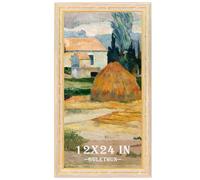 12x24 Frame, Gold Vintage Picture Frames, 12 by 24 Transitional Modern Rustic Poster Frame, Ornate Border Design Photo Frame for Home Decor, Horizontal & Vertical Mount, Available in Sizes & Colors