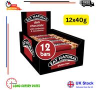 Eat Natural Dark Chocolate with Cranberries and Macadamias - 12x45g