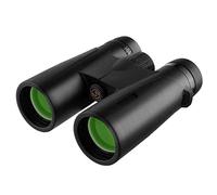 12x42 Binoculars Adult Low-light Vision Compact HD Telescope P-Type Prism With Mobile Phone Mounting With Carrying Bag (Black)