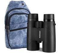 12x42 Binoculars for Adults High Powered-24mm Large Eyepieces, Crossbody Bag & Ergonomic Neck Strap-Ideal Binoculars for Bird Watching, Hunting, Travel, Cruise Ship, Field Trips